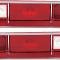 OER 1970 Dodge Dart, 1971-72 Plymouth Scamp, Tail Lamp Lenses, Pair MA2083
