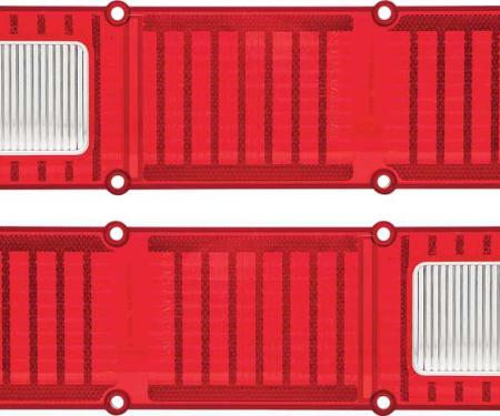 OER 1973-74 Road Runner / GTX Tail Lamp Lenses, with Gaskets, Pair MB2141