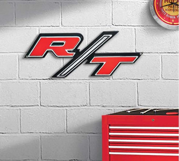 OER Photorealistic Metal Sign, R/T Logo, Measures 14" X 6" PS500101