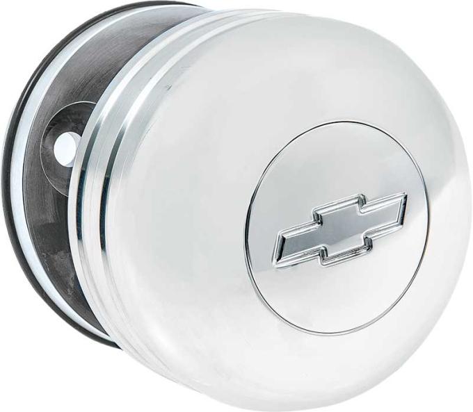 Horn Button With Polished Engraved Bow Tie Logo