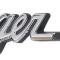 OER 1969-70 Dodge Charger, Rear Panel Emblem, Charger Script With Arrow 2902306