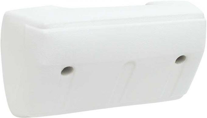 OER 1967-71 GM Truck Arm Rest Pad - White W677110