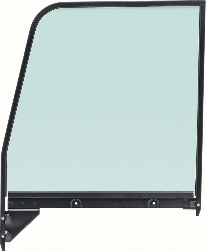 OER 1955-59 (2nd series) GM Truck Tinted Door Glass with Black Frame, LH 15021