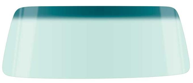 OER 1973-91 Chevy, GMC Pickup, Blazer, Jimmy, Suburban, Front Windshield Glass, w/o Antenna, w/o Mirror Bracket, Light Green Tint, with Blue/Green Upper Shaded Band DW816T