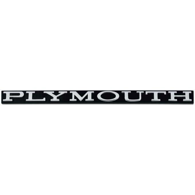 OER 1967 Plymouth Valiant, Front Grill Emblem "Plymouth", , Mopar Licensed 2582098