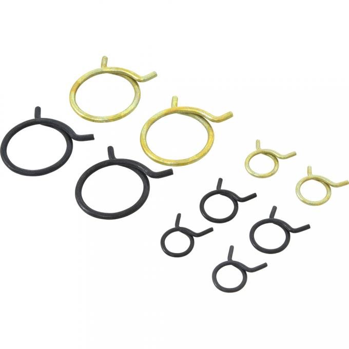 OER 1970 Dodge, Plymouth A, B, E-Body Hose Clamp Set, with Big Block or Hemi, 10 piece set MD2219