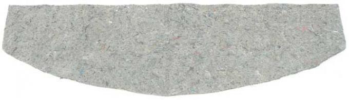OER 1967-69 Barracuda Rear Package Tray Insulation , Notchback MA1200