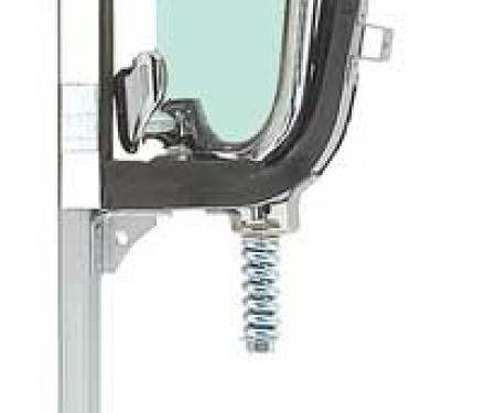 OER 1960-63 GM Truck Vent Window Assembly with Chrome Frame and Green Tinted Glass, LH CX4930T
