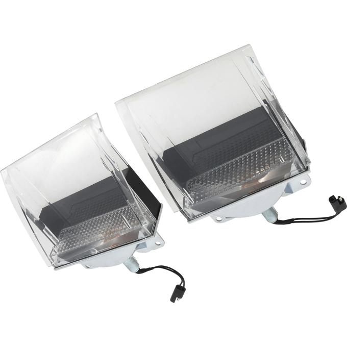 OER 1970 Plymouth Barracuda, Cuda, Park Lamp Assemblies, LH and RH, Pair 748828