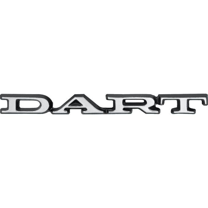 1971-74 Dodge Dart, "Dart" Front Fender and Trunk Lid Emblem, Each, Mopar Licensed
