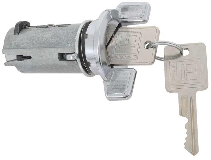 OER 1969-96 GM Vehicles, Ignition Lock Cylinder Assembly, First Design 1978, Generic Logo Keys 20071252