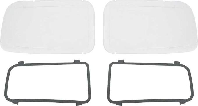 OER 1970-71 Plymouth Barracuda, Cuda, Tail Lamp Gasket Set, 4 Piece Set ME861015