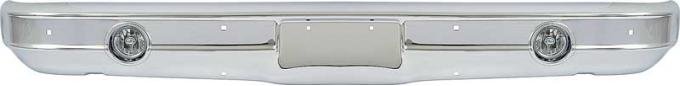 OER 1973-80 Chevy, GMC Pickup, Blazer, Jimmy, Suburban, Chrome Front Bumper, with Built-In Fog Lamps T70680