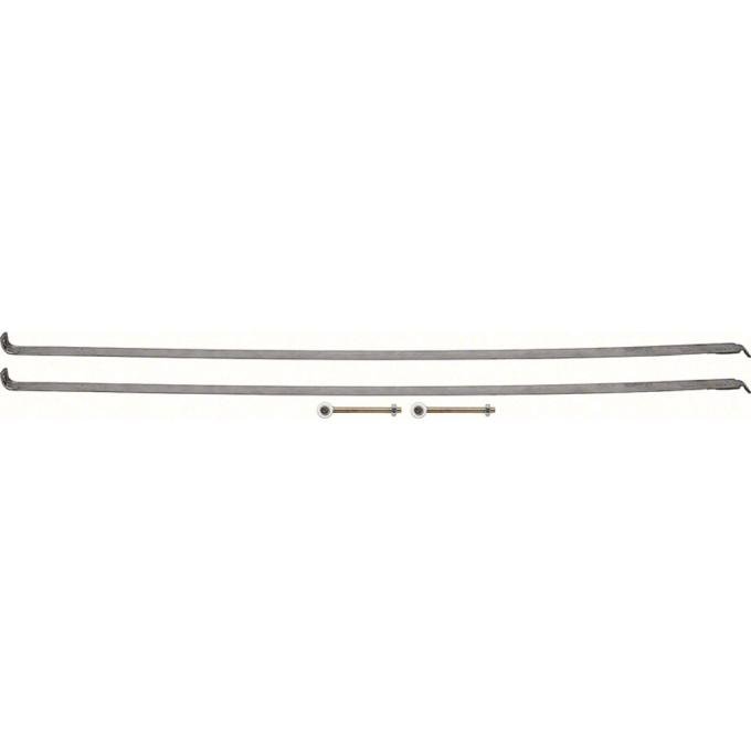 1968-70 Mopar B-Body Fuel Tank Mounting Strap Set, Stainless Steel, with hardware