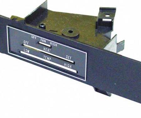 OER 1970-74 Barracuda, Cuda, Challenger, Heater Control Panel, w/o AC ME1450