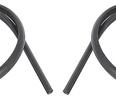 1940-56 Chevrolet Passenger Car, Bel Air, 150, 210, 1947-57 Chevrolet, GMC Truck, Headlight Bezel Seals, Without Wire Core Insert, Pair