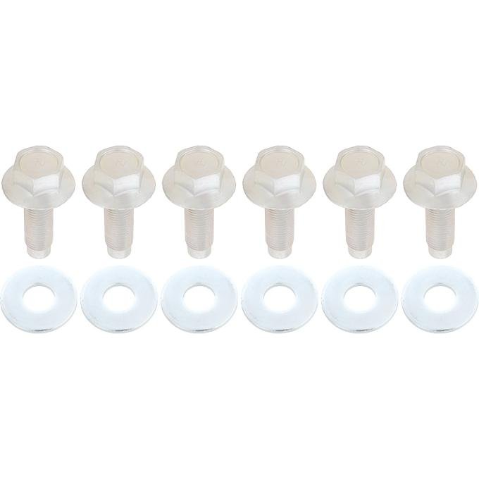 1960-66 GM Truck, Door Hinge Bolt Set Upper or Lower, Set of 6, Does 1 Hinge