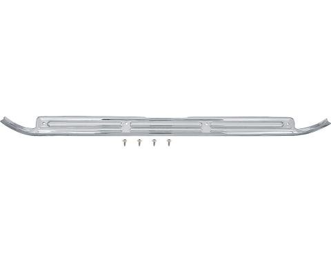 OER 1967-72 Chevy, GMC Truck, Chrome Door Sill Plate, with Hardware, Each 3890785
