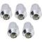 OER Acorn Lug Nut Set, Chrome, 7/16"-20, 5 Piece Set' Various Models 716201