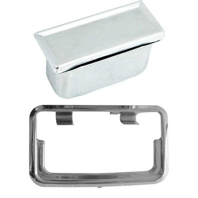 OER 1966-74 Mopar Rear Ash Tray And Bezel Set *MB1476