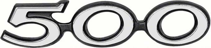 OER 1970 Charger / Coronet "500" Rear Panel Emblem 3505338