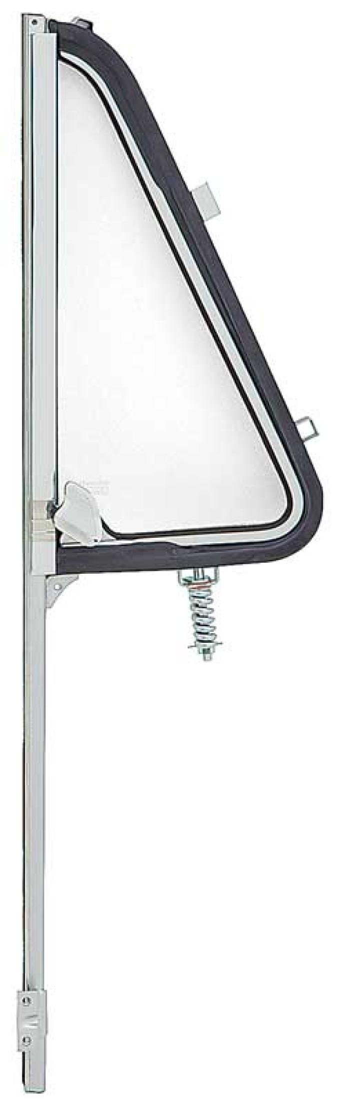 1964-66 Chevy, GMC Truck, Vent Window Assembly, Chrome Frame, Clear Glass, Driver Side