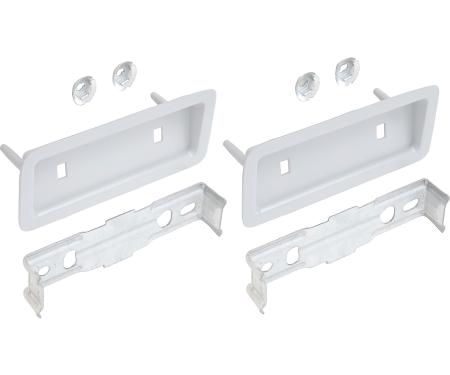 1969 Charger, Coronet, Dart, Barracuda, Belvedere, GTX, Road Runner, Side Marker Bezels, with Brackets and Hardware, Front or Rear, Pair