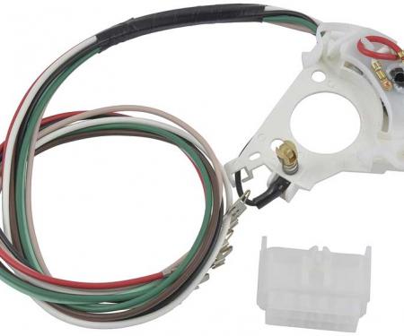 OER 1967-69 A/B-Body, 1970-71 A/B/E-Body Turn Signal Switch - Without Tilt - 7 Wire Switch MD2139