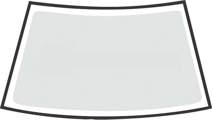 1968-1976 Dart, 1968-69 Barracuda, 1971-75 Scamp, Valiant, Front Windshield Weatherstrip, 2 Door Hardtop, except Sport Models