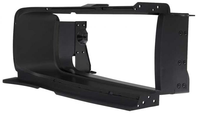 OER 1968-69 Charger, Grill Extension Bezel, with Brackets, RH, Black 2786362B