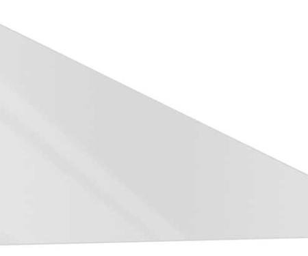 1966 Mopar B-Body, 2-Door Hardtop (Except Charger), Quarter Glass, RH, Clear