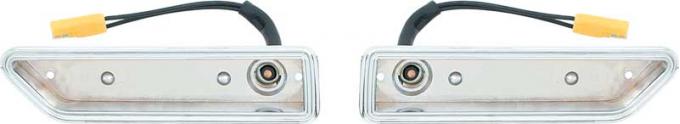 OER 1970-71 Challenger, Side Marker Bezel Set , Front and Rear, 4 Piece Set ME1517