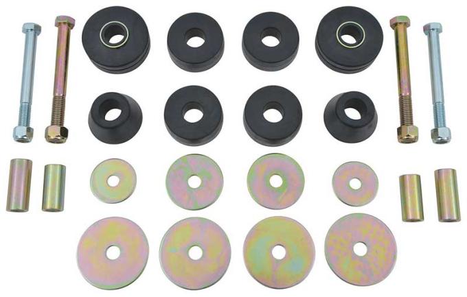 1960-66 Chevrolet C10, GMC C15 Pickup, Cab Mounting Bushing & Hardware Set