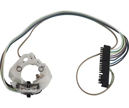 1969-76 GM, Turn Signal Switch, 10-Pin, 3-7/8" Wide Connector