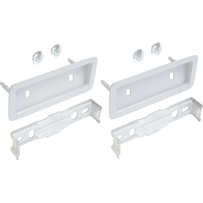 1969 Charger, Coronet, Dart, Barracuda, Belvedere, GTX, Road Runner, Side Marker Bezels, with Brackets and Hardware, Front or Rear, Pair