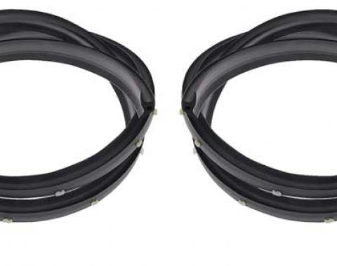 OER 1967-72 Mopar A-Body 2 Door Coupe / Hardtop Door Seal Weatherstrip MA9817