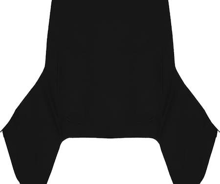 1963-64 Plymouth Valiant, Convertible Top, Pinpoint, Black