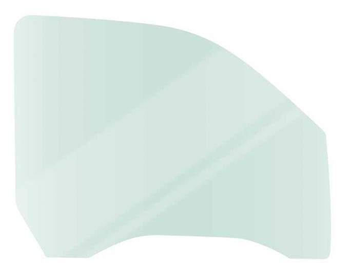 1999-2007 Chevy, GMC Pickup, Avalanche, Silverado, Suburban, Sierra, Yukon, 4-Door, Front Door Window Glass, Light Green Tint, RH Passenger Side
