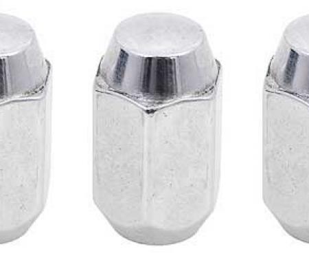 OER 1962-72 Dodge, Plymouth A Body, Rallye Wheel Lug Nut Set, 7/16", LH Thread, 5 Piece Set MA1803