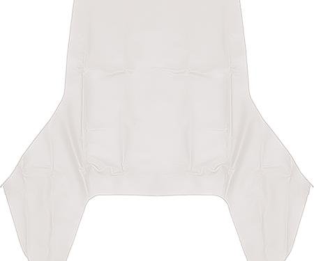 1967-69 Plymouth Barracuda, Convertible Top, Crush Grain, White