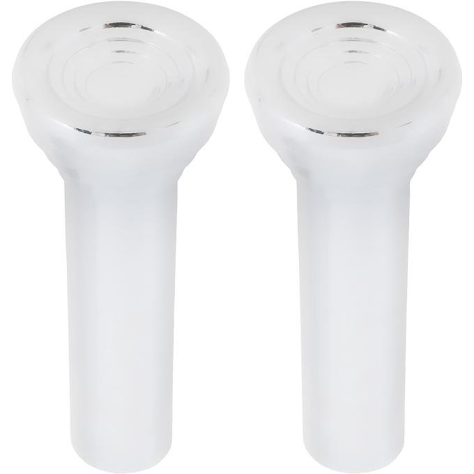 OER 1961-66 GM, Door Lock Knobs, Chrome Flat Head Design, Pair CLK700
