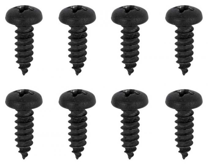 OER 1970-72 Mopar Headlamp Shield To Retaining Ring Screw Set - 8 Screws - Various Models MN3123