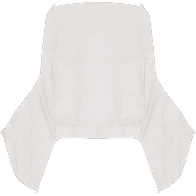 1967-69 Dodge Dart, Convertible Top, Crush Grain Vinyl, White