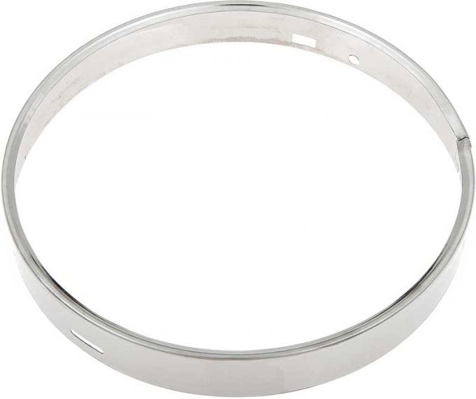 OER 1955-57 Buick, Chevrolet, Cadillac, GMC, Oldsmobile, Headlamp Retaining Ring, Stainless Steel, Each 153431