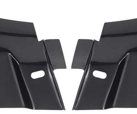OER 1970-74 Dodge Challenger, Trunk Lower Hinge Braces, Pair, EDP Coated ME861036
