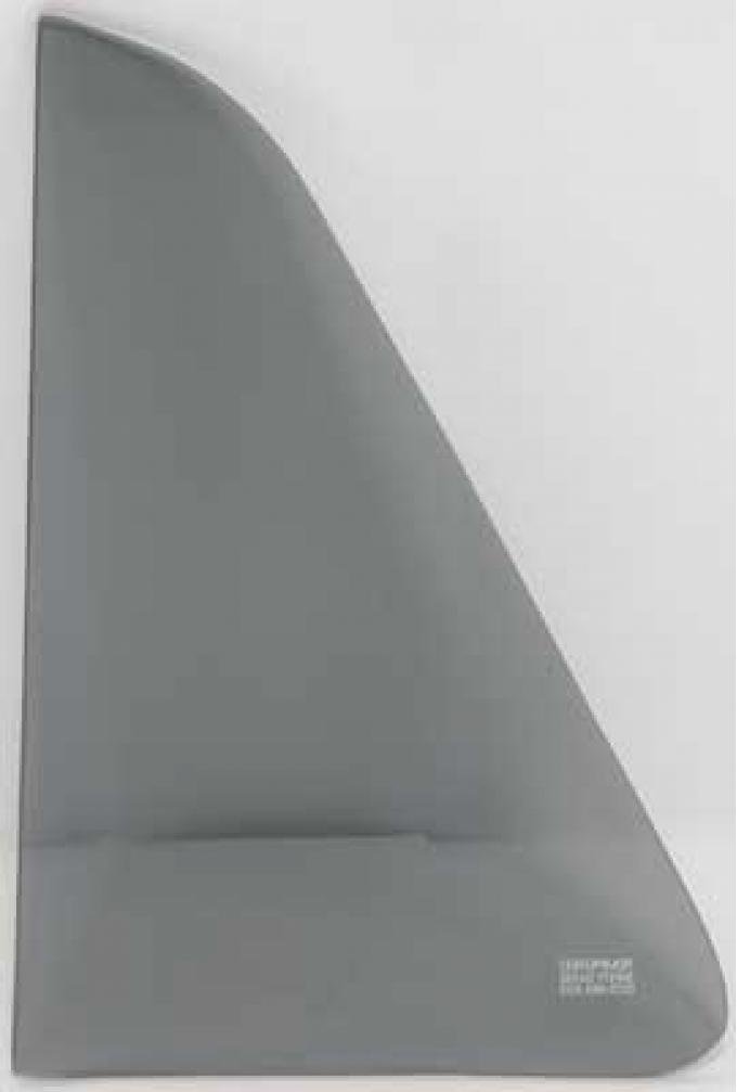 1951-54 Chevrolet, GMC Pickup Truck, Door Vent Window Glass, Smoke Gray, RH or LH, Each