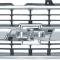 1999-2006 Silverado, Suburban, Tahoe, Front Grill, Chrome & Black, GMT800 Series