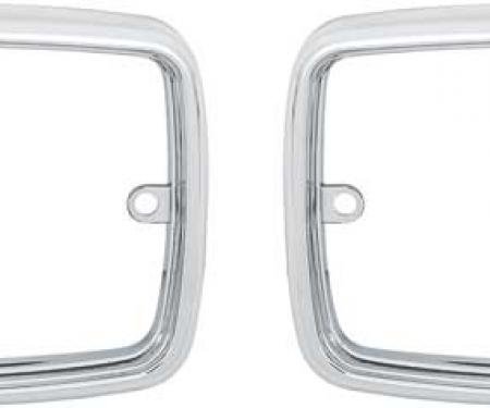 OER 1970-72 Plymouth Valiant / Duster / Scamp Park Lamp Bezels (except Sharktooth Grill) MA2076