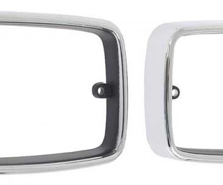 OER 1970-72 Plymouth Valiant / Duster / Scamp Park Lamp Bezels (except Sharktooth Grill) MA2076