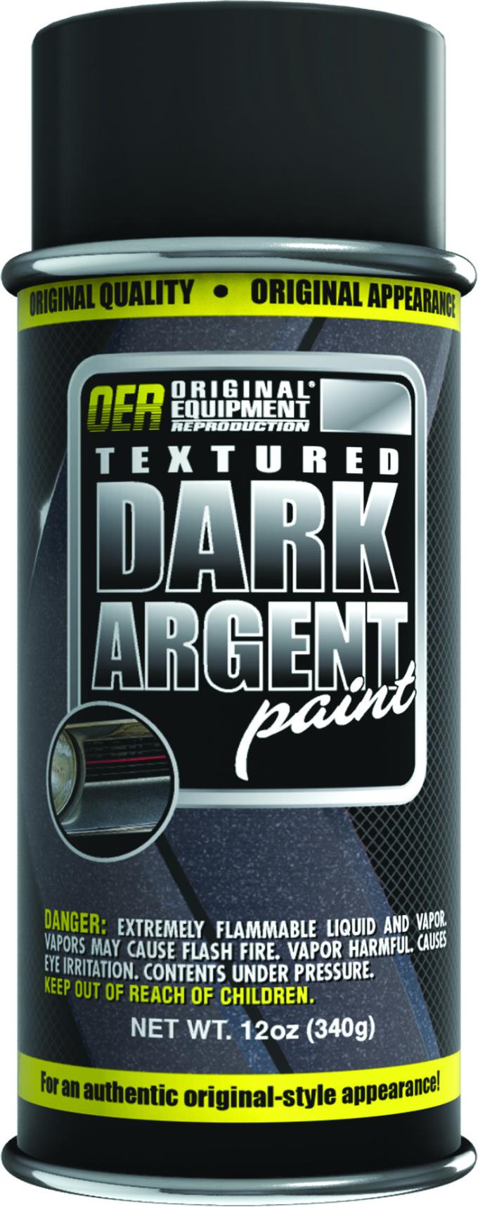 OER 1960-76 Dodge, Plymouth, Mopar Textured Dark Argent Paint, 16 Oz. Aerosol Can (Net Wt. 12 Oz.) K89183